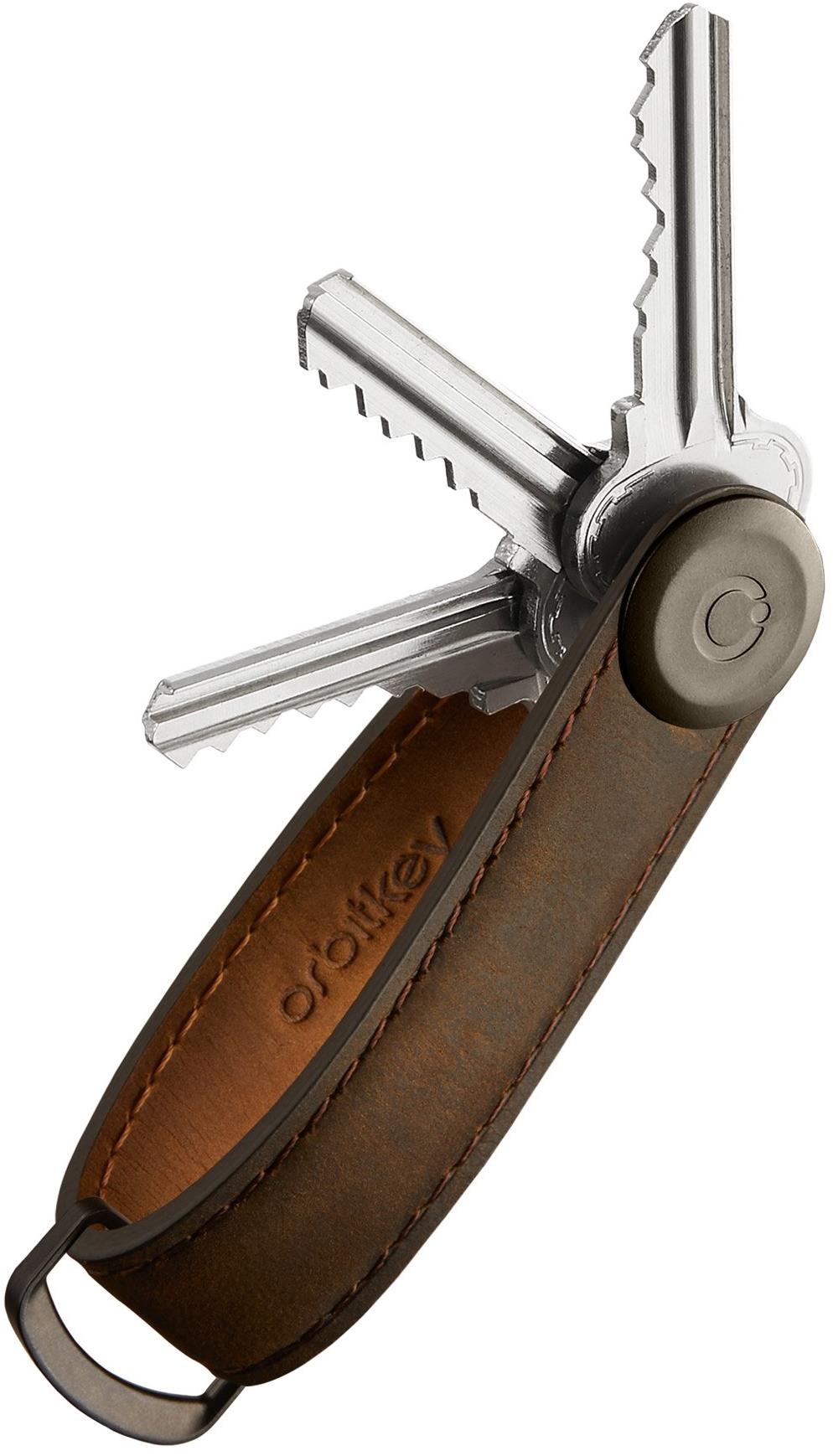 ORBITKEY Key Organiser 2.0 Crazy Horse – Oak Brown