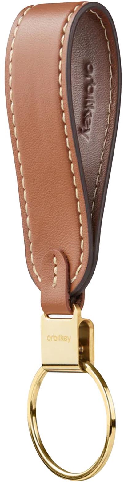 ORBITKEY Loop Keychain – Caramel
