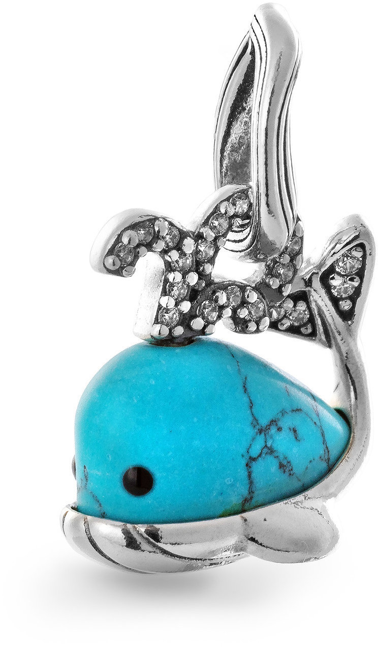 PANDORA 793822C01 Visiaca Veľryba tyrkysovej farby (Ag 925/1000, 2 g)