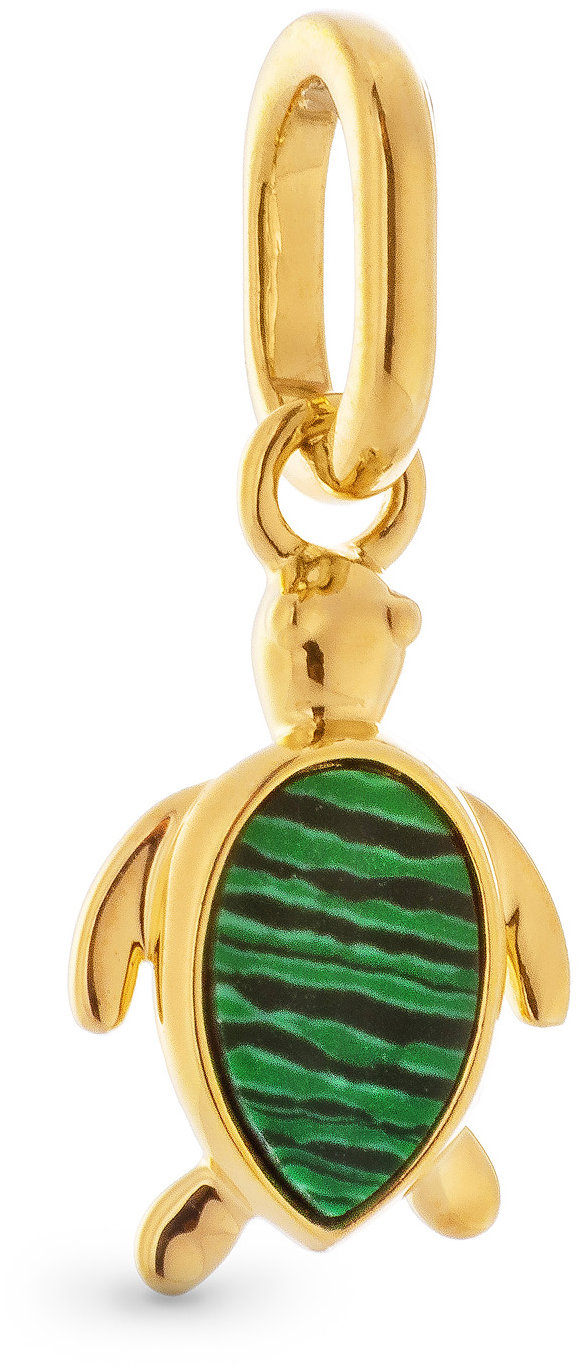PANDORA 763823C01 Mini visiaci, Zelená korytnačka (Ag 925/1000, 0,7 g)
