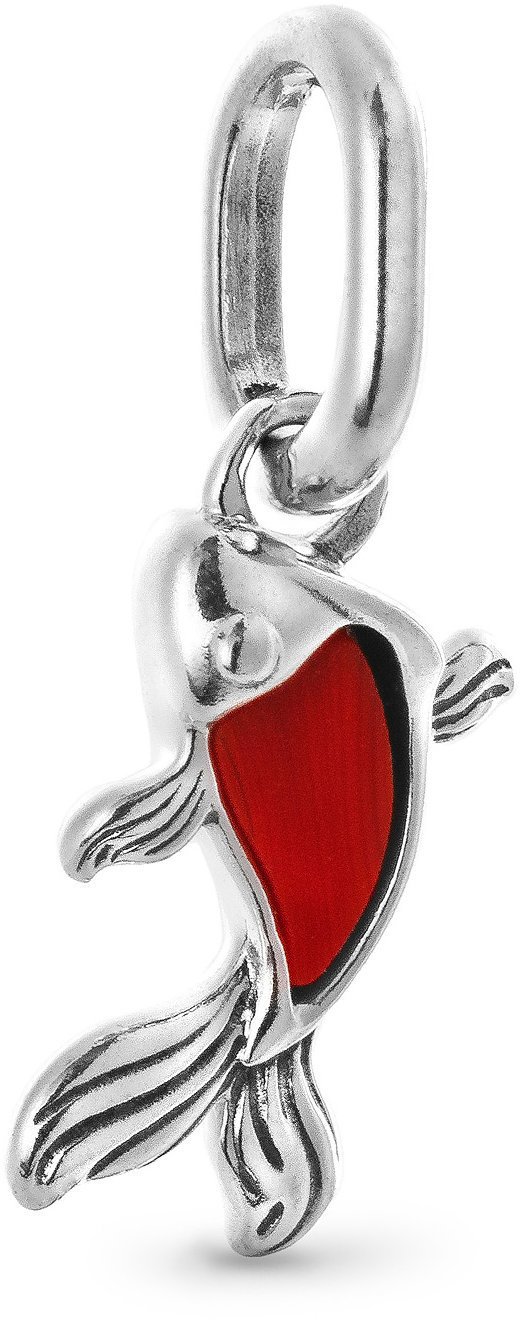 PANDORA 793863C01 Mini visiaci Kapor Koi z červeného skla Murano (Ag 925/1000, 0,8 g)