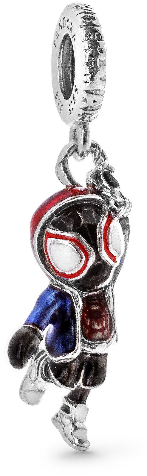 PANDORA 793842C01 Visiaci Marvel Spider-Man – Miles Morales (Ag 925/1000, 3,3 g)
