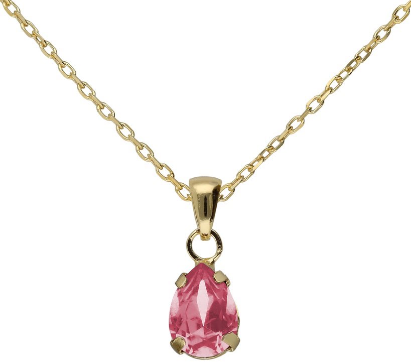 VICTORIA CRUZ Short Birthstone Rose (Ag 925/1000, 2,2 g)