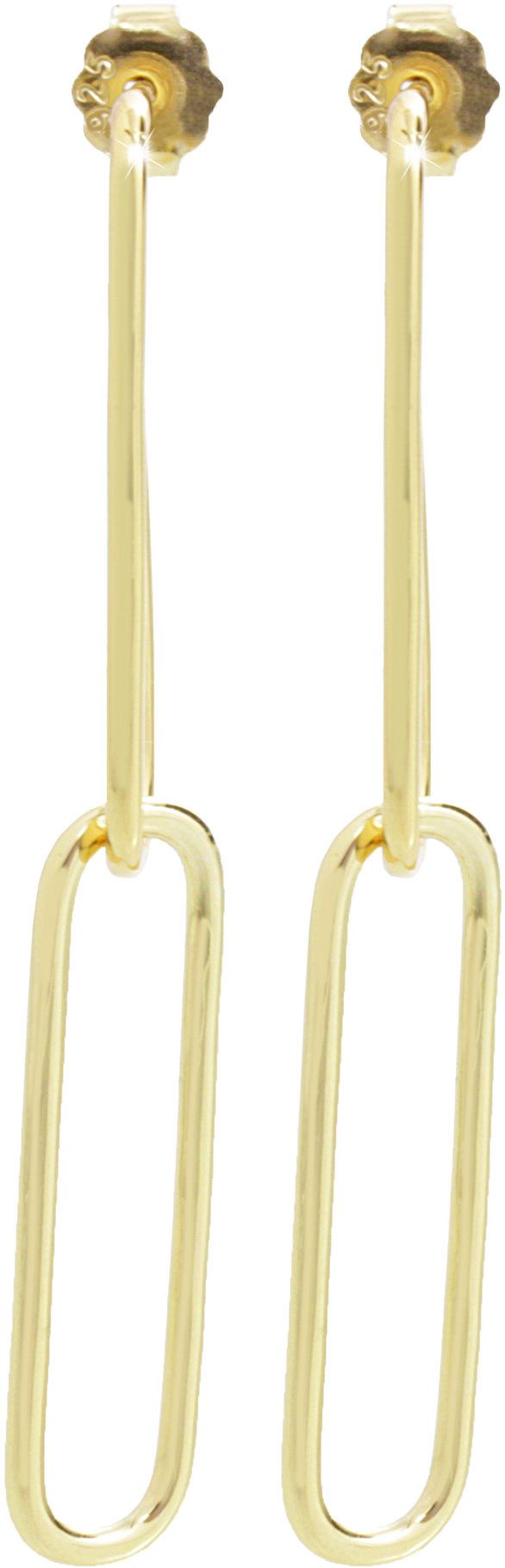JSB Bijoux Prepojené ovály pozlátené 92400521g (Ag 925/1000, 3,14 g)