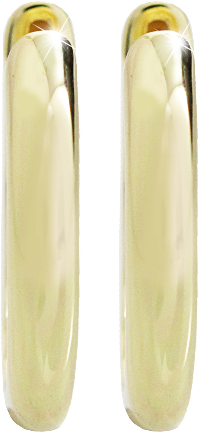 JSB Bijoux širšie krúžky pozlátené 92400580g (Ag 925/1000, 8,22 g)