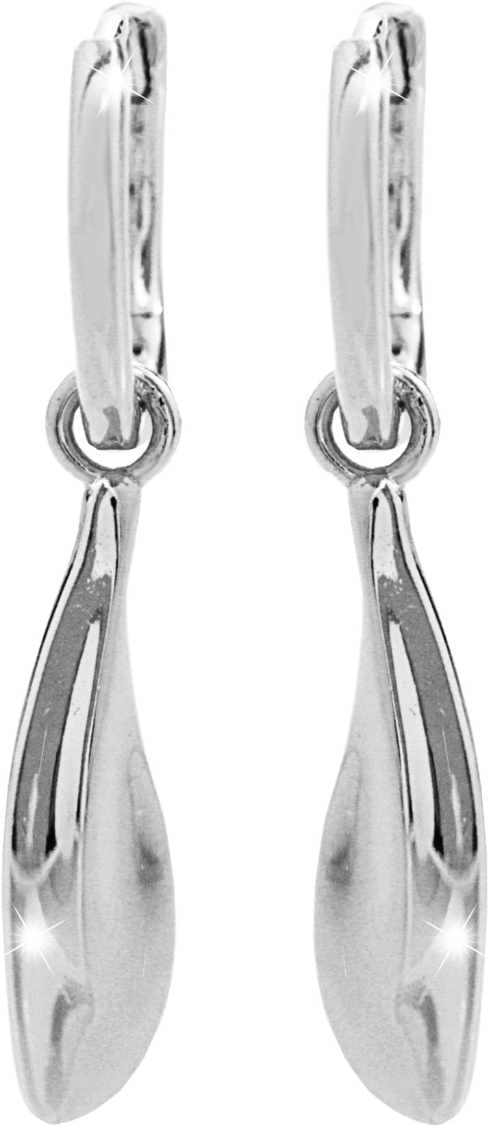 JSB Bijoux Podlhovasté kvapky nepravidelného tvaru 92400587r (Ag 925/1000, 3,5 g)