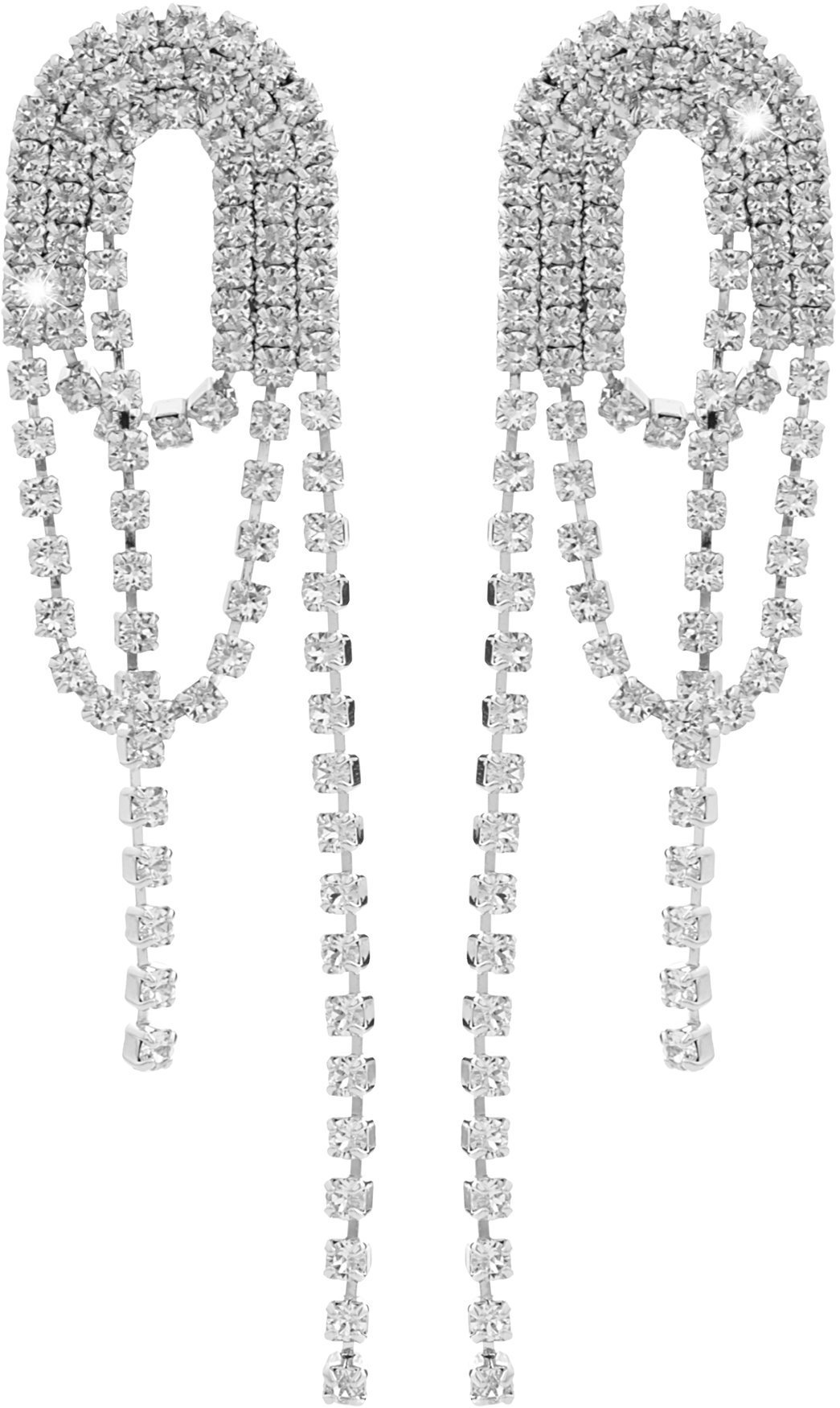 JSB Bijoux Ovály s krištáľovými kameňmi Swarovski Crystal 61410148cr