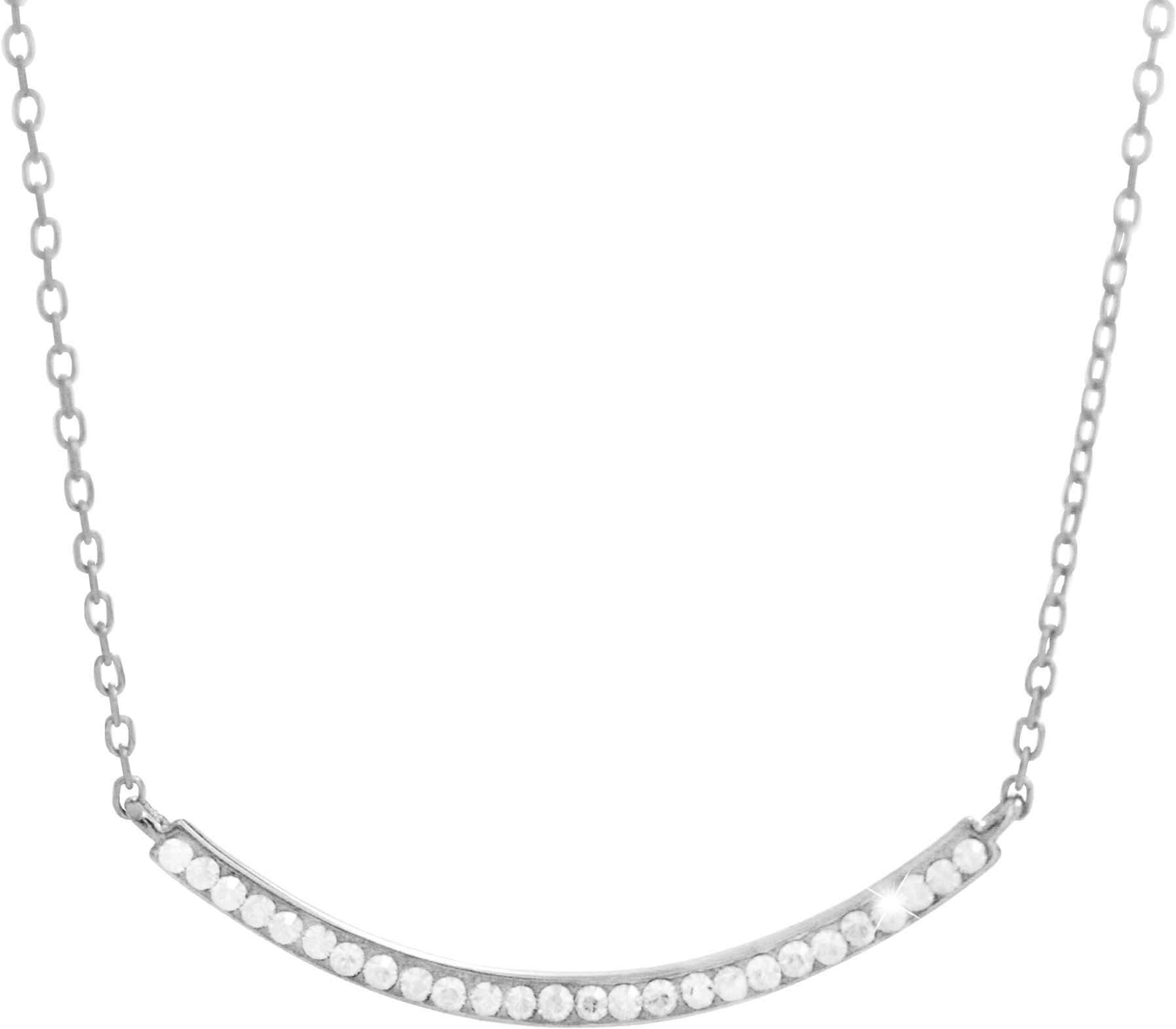 JSB Bijoux Prehnutá čiara zdobená krištáľovými kameňmi Swarovski Crystal 92300572cr (Ag 925/1000, 1,84 g)