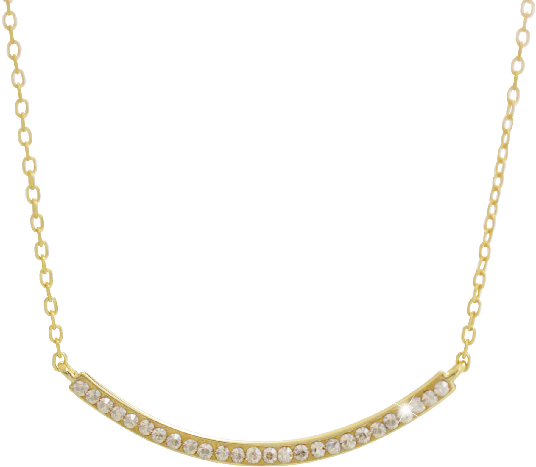 JSB Bijoux Prehnutá čiara zdobená krištáľovými kameňmi Swarovski pozlátená Golden Shadow 92300572ggsh