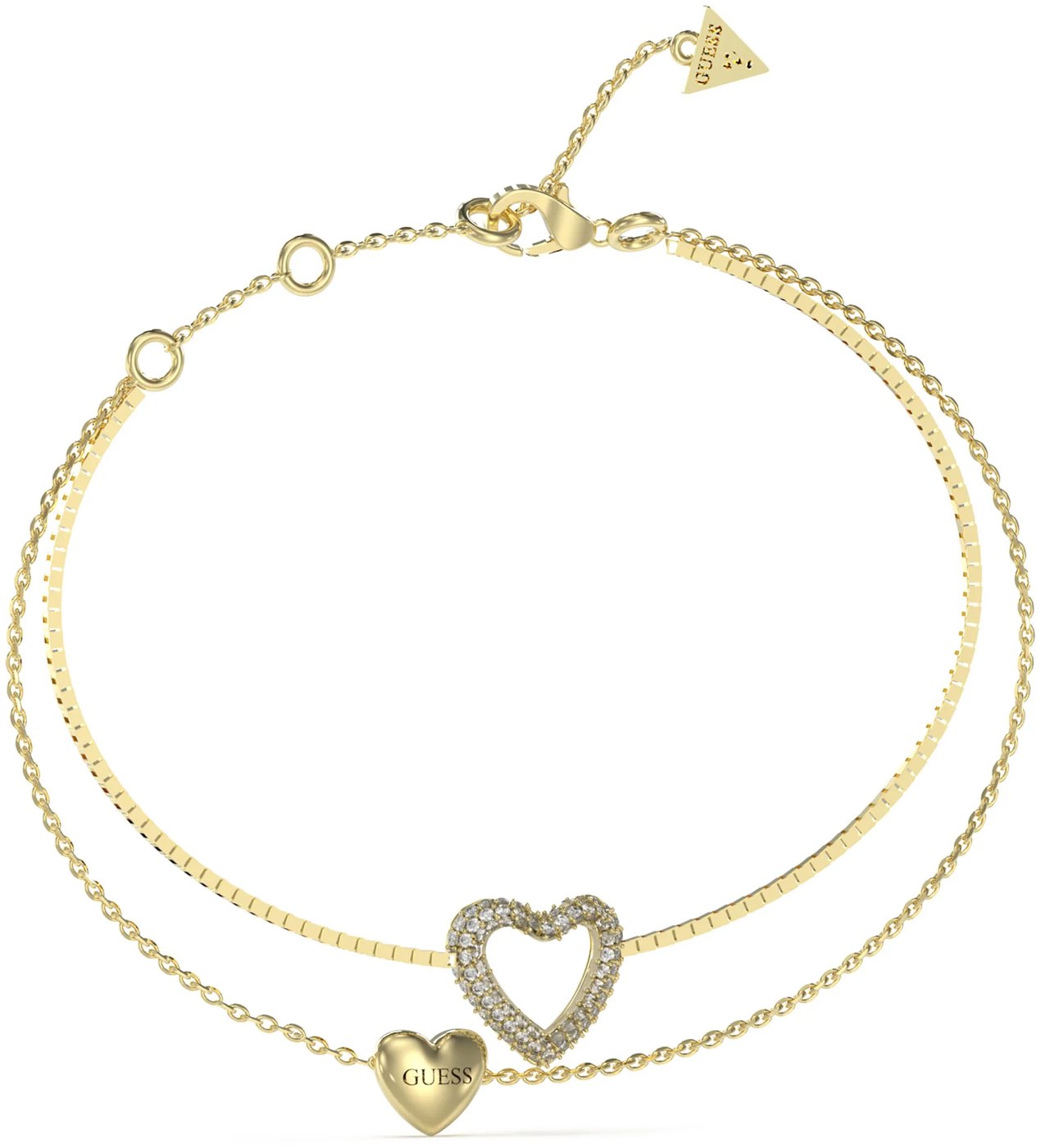 GUESS Ladies Gold Tone Bracelet JUBB05027JWYGS