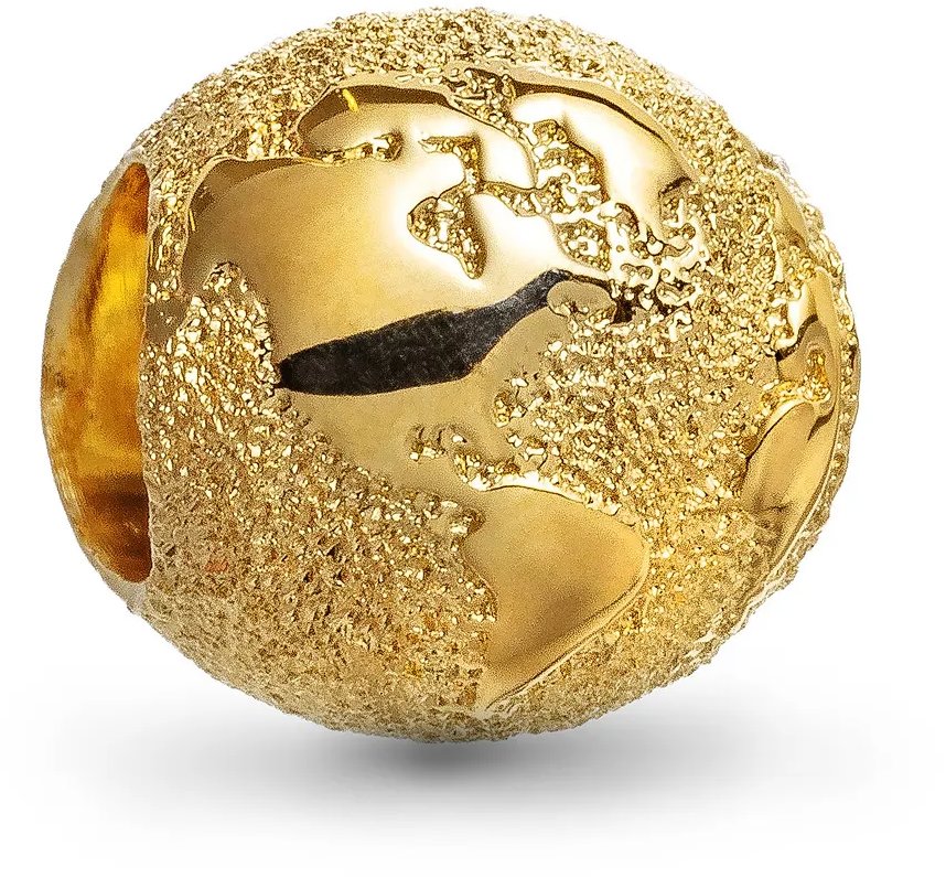 PANDORA – Korálik 764529C00 Mini, Štruktúrovaná zemeguľa