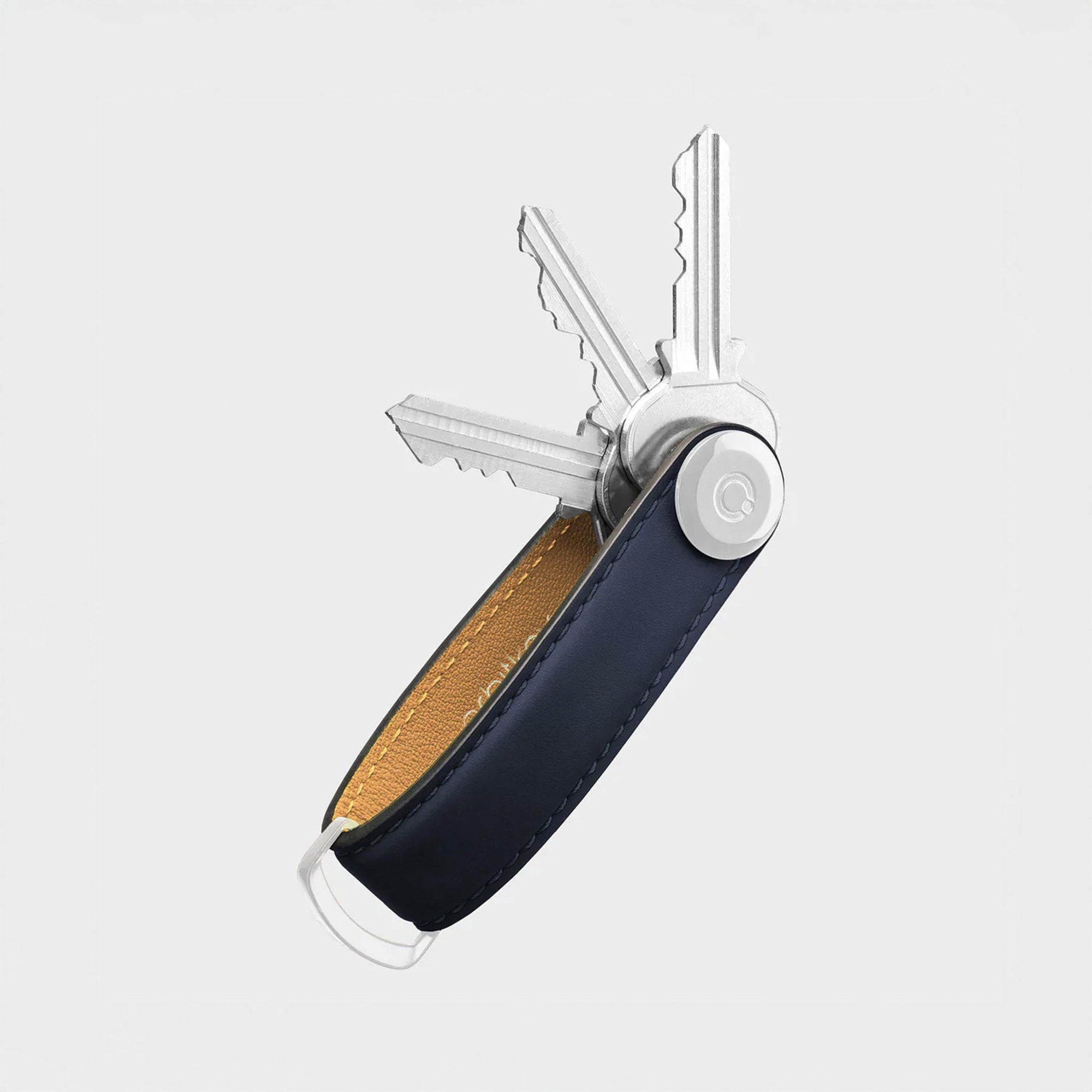 ORBITKEY Key Organiser Matte Leather – Dusk