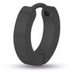 LUCA BARRA Men's Black Steel Earring