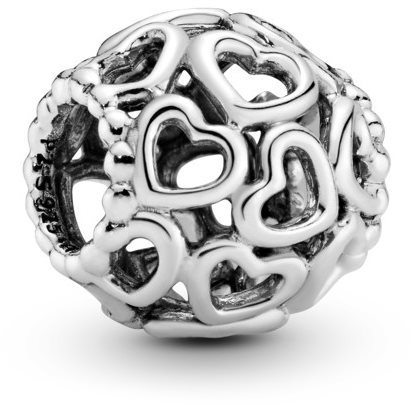 PANDORA Moments People 790964 Filigránové srdce (Ag 925/1000, 1,6 g)