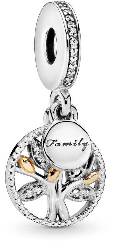 PANDORA Moments People 791728CZ Rodinné korene (Ag 925/1000 + Au 585/1000, 3,40 g)