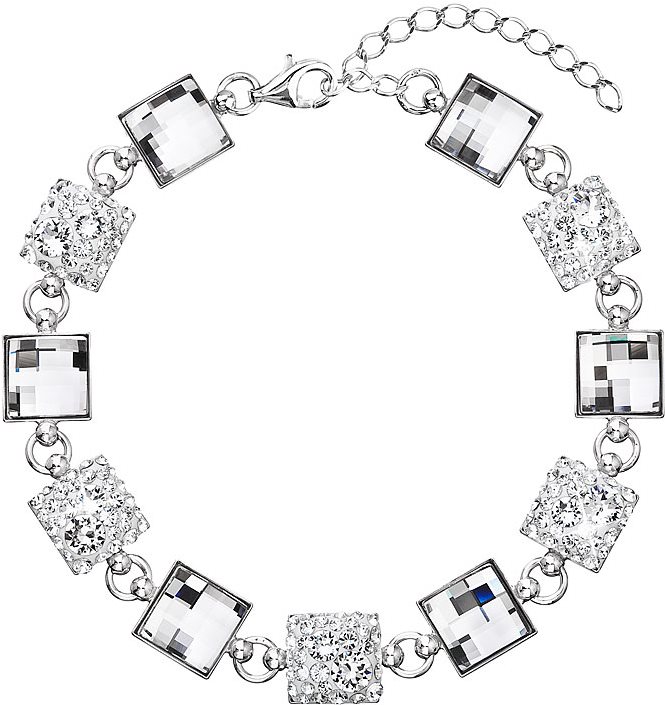 EVOLUTION GROUP 33047.1 krystal náramok zdobený kryštálmi Swarovski