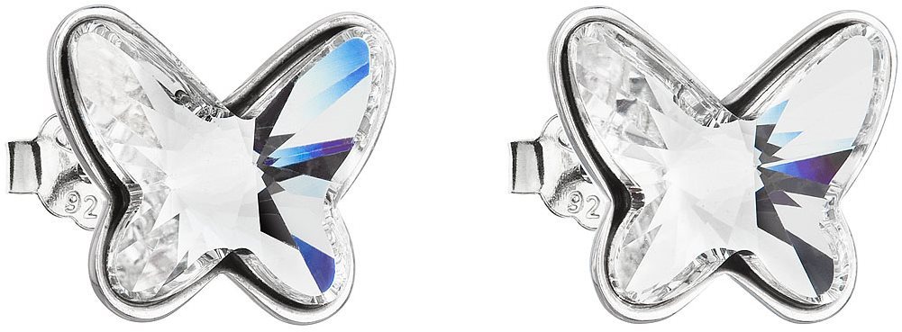 EVOLUTION GROUP 31251.1 krištáľové náušnice dekorované krištáľmi Swarovski (925/1 000, 2,4 g)