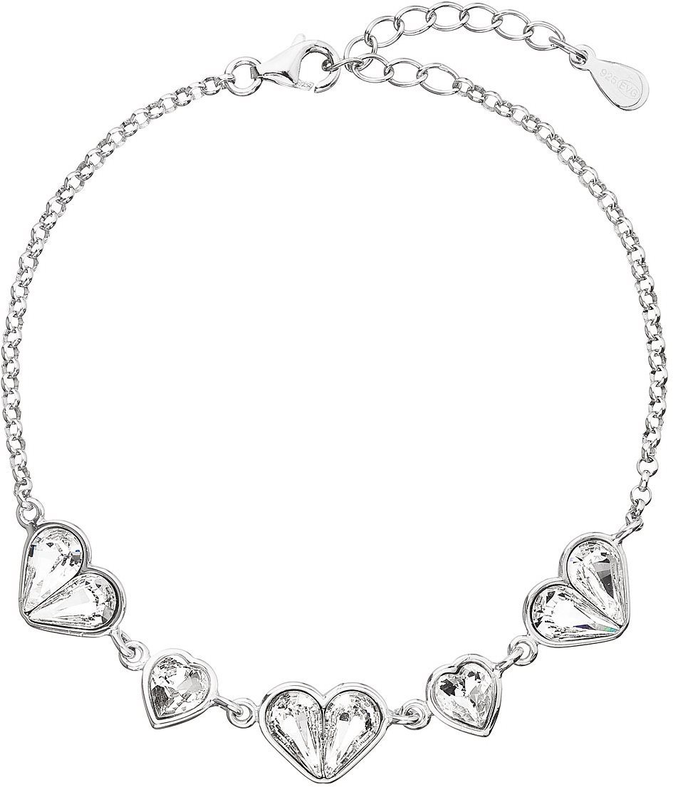 EVOLUTION GROUP 33109.1 kryštálový náramok dekorovaný kryštálmi Swarovski® ( 925/1000, 3,9 g)