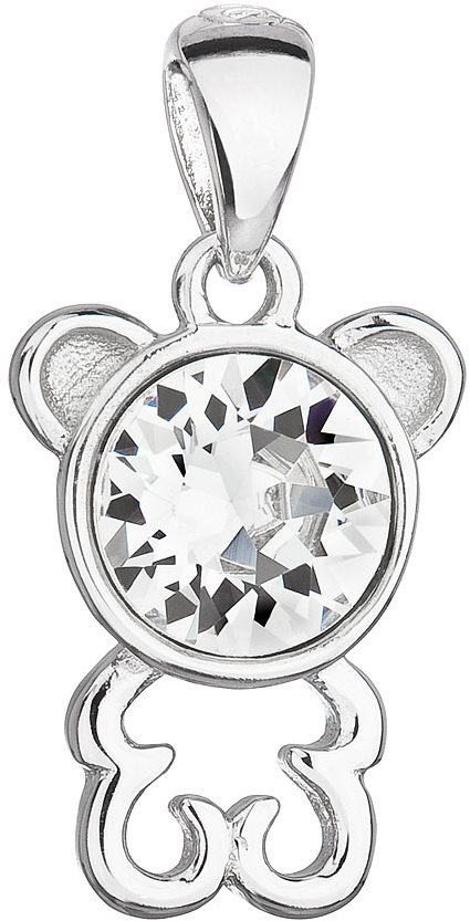 EVOLUTION GROUP 34229.1 kryštálový prívesok dekorovaný kryštálmi Swarovski® ( 925/1000, 1 g)