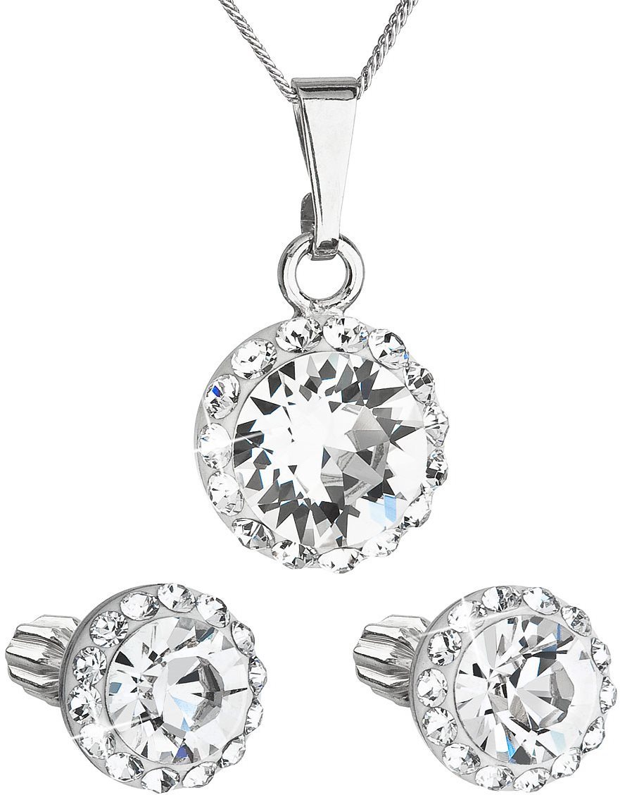 EVOLUTION GROUP 31252.1 dekorované kryštálmi Swarovski (striebro 925/1000; 3 g)