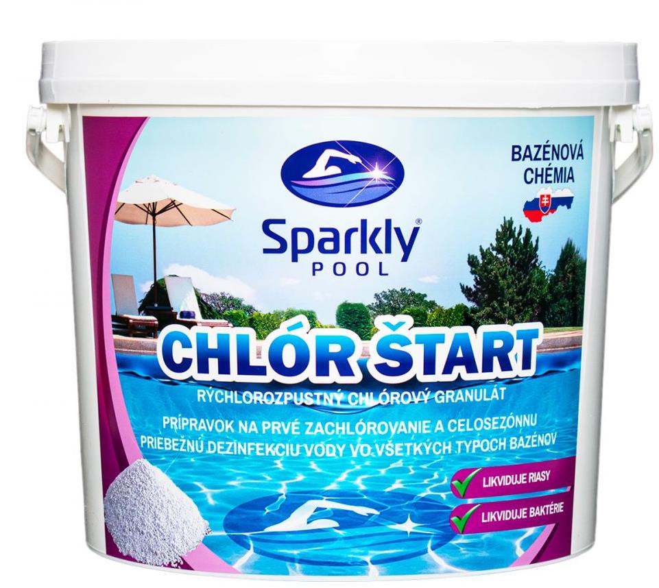 Sparkly POOL Chlór štart 3 kg
