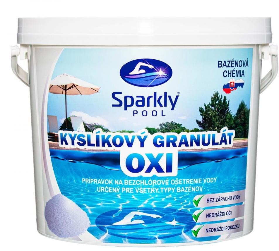 Sparkly POOL Oxi kyslíkový granulát 3 kg