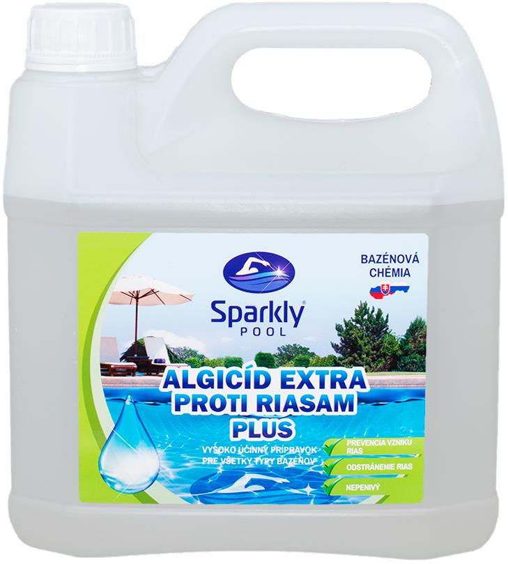 Sparkly POOL Algicíd Extra proti riasam PLUS – stop riasam 3 l