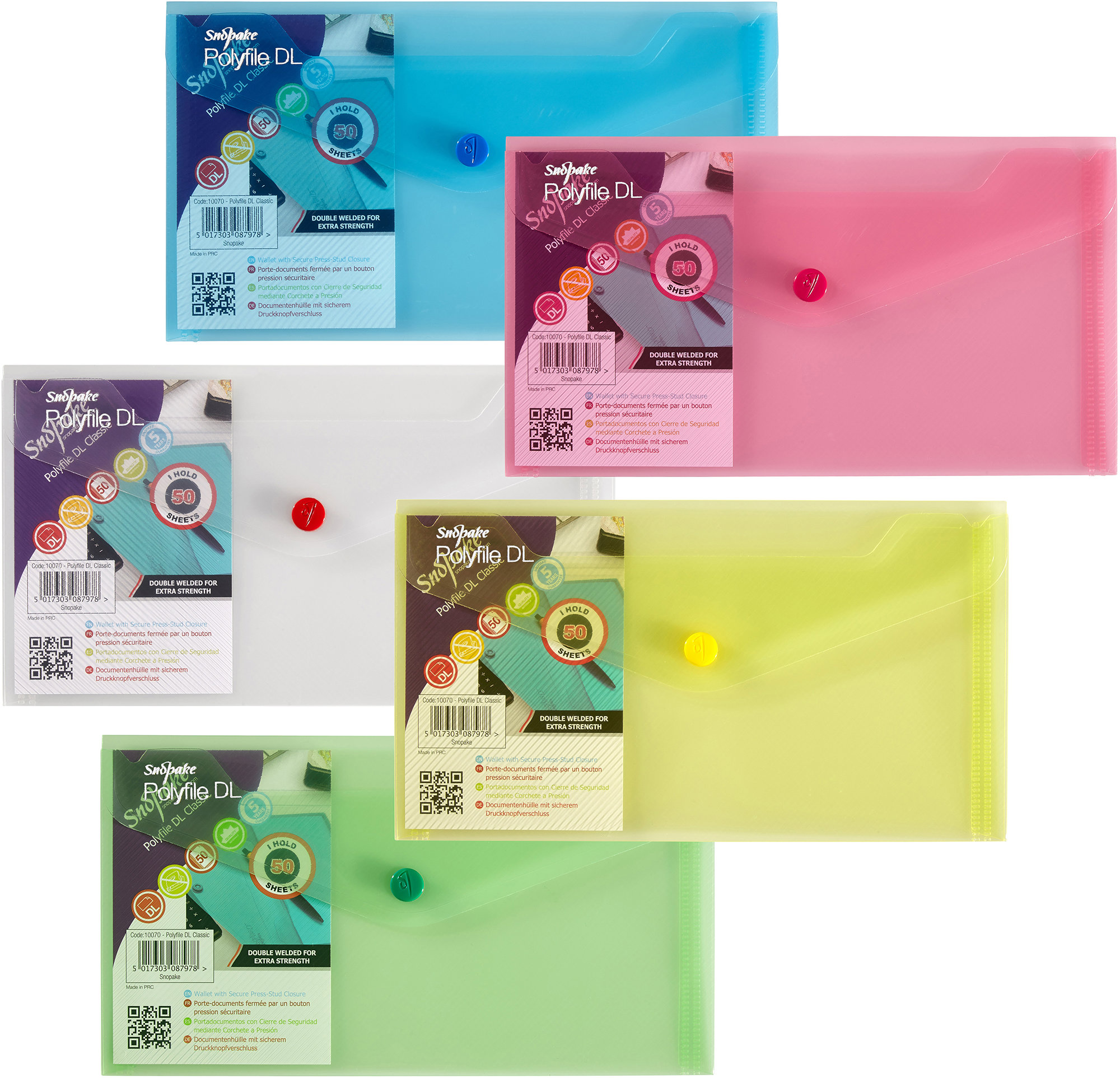 SNOPAKE Polyfile s cvokom DL, classic – balenie 5 ks