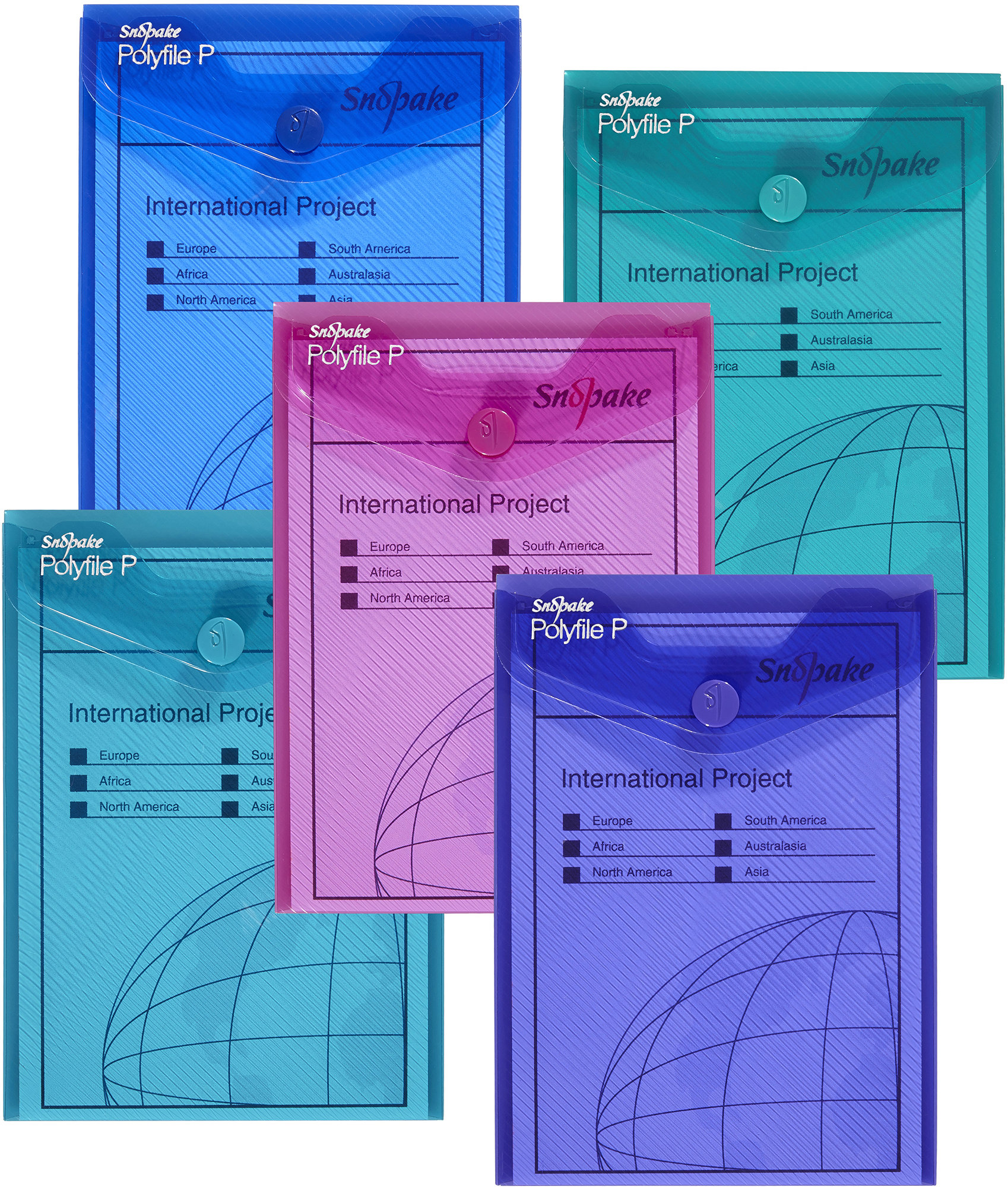 SNOPAKE Polyfile s cvokom P A6, electra – balenie 5 ks