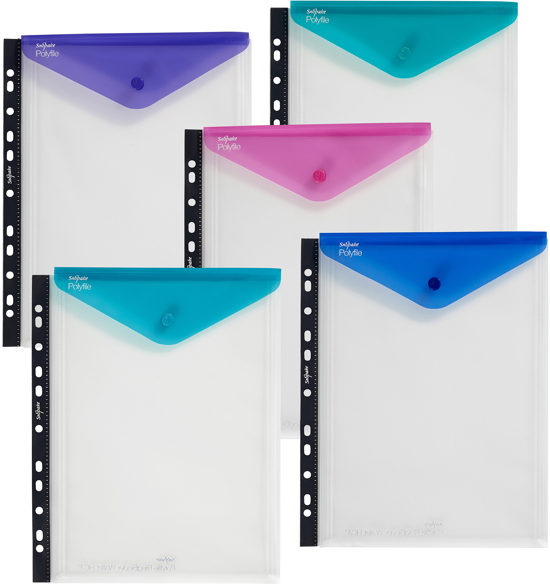 SNOPAKE Polyfile s cvokom závesné A4 na výšku, HC, electra – balenie 5 ks