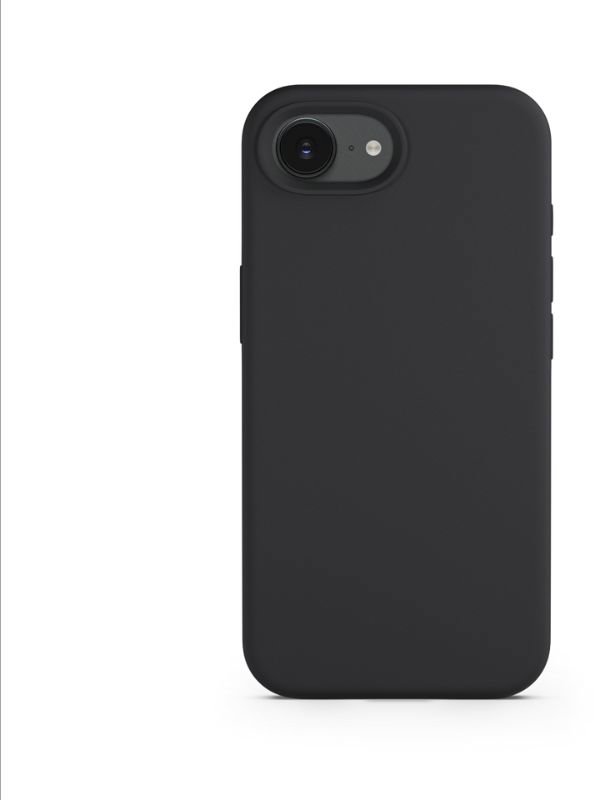 Spello Mag+ Silicone Case for iPhone 16e/17e - čierny