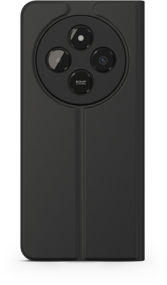 Spello Slim, flipové puzdro pre Xiaomi Redmi 14C 4G – čierne