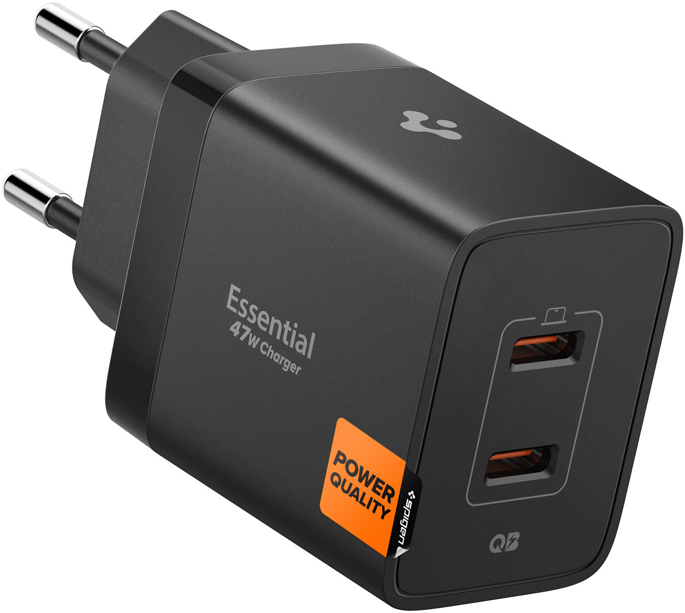 Spigen Essential 47 W Wall Charger EE472EU Black