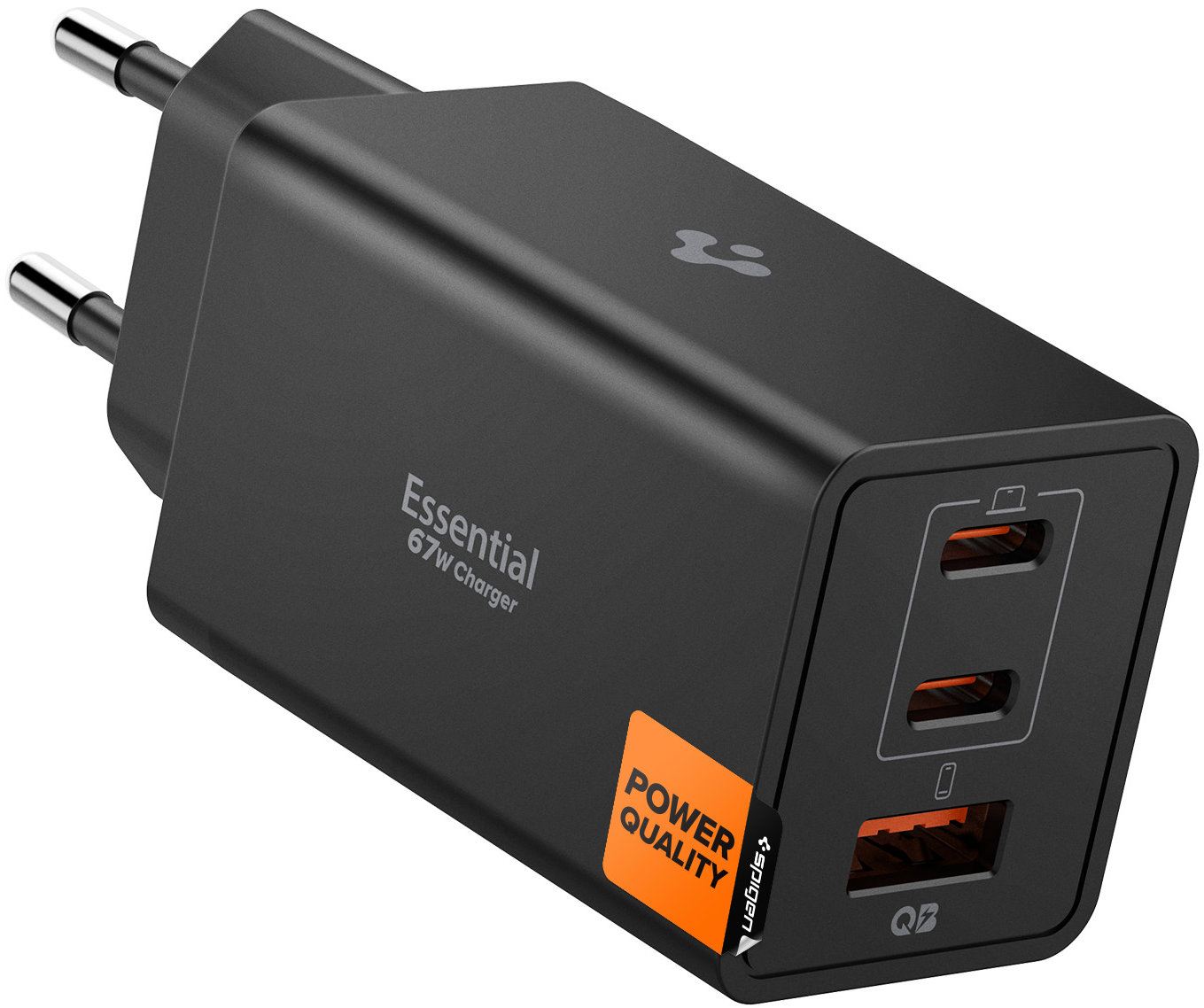 Spigen Essential 67 W Wall Charger EE673EU Black