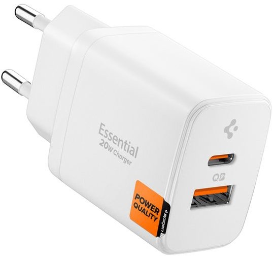 Spigen Essential 20 W Wall Charger EE202EU White