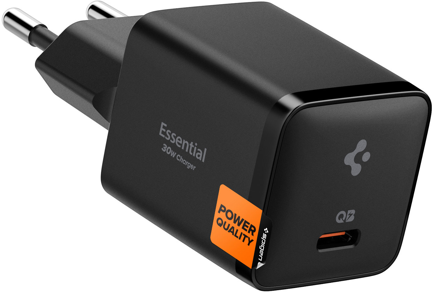 Spigen Essential 30 W Wall Charger EE301EU All Black
