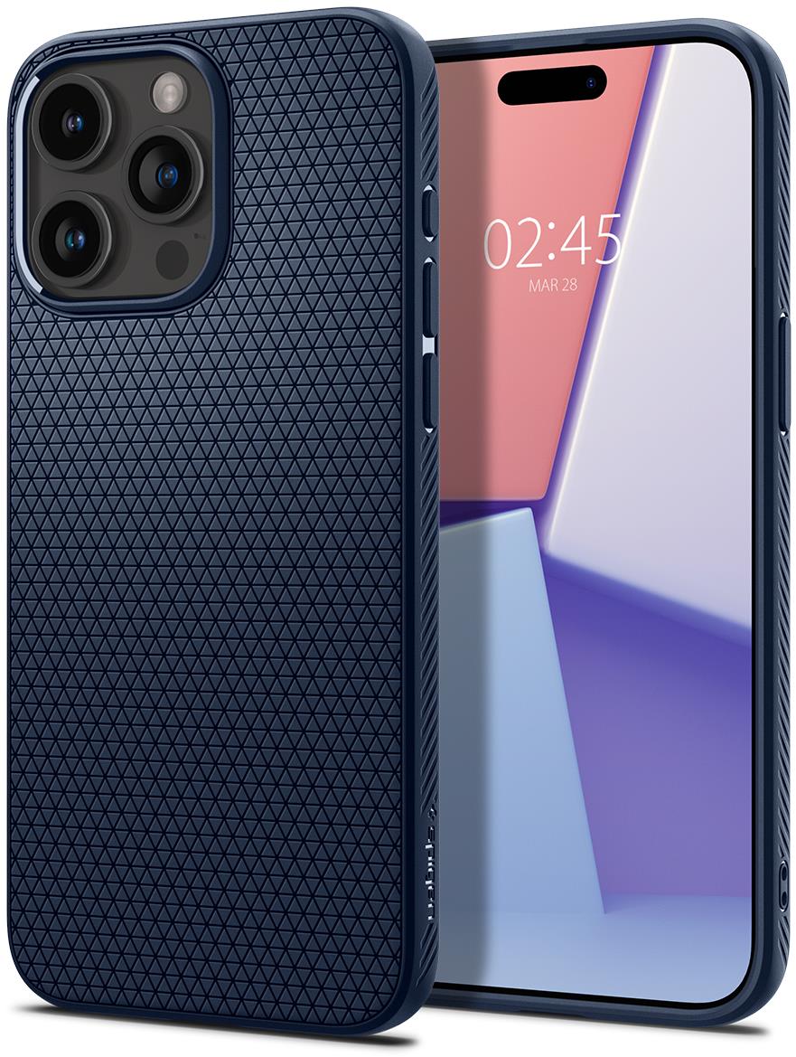 Spigen Liquid Air Navy Blue iPhone 15 Pro Max