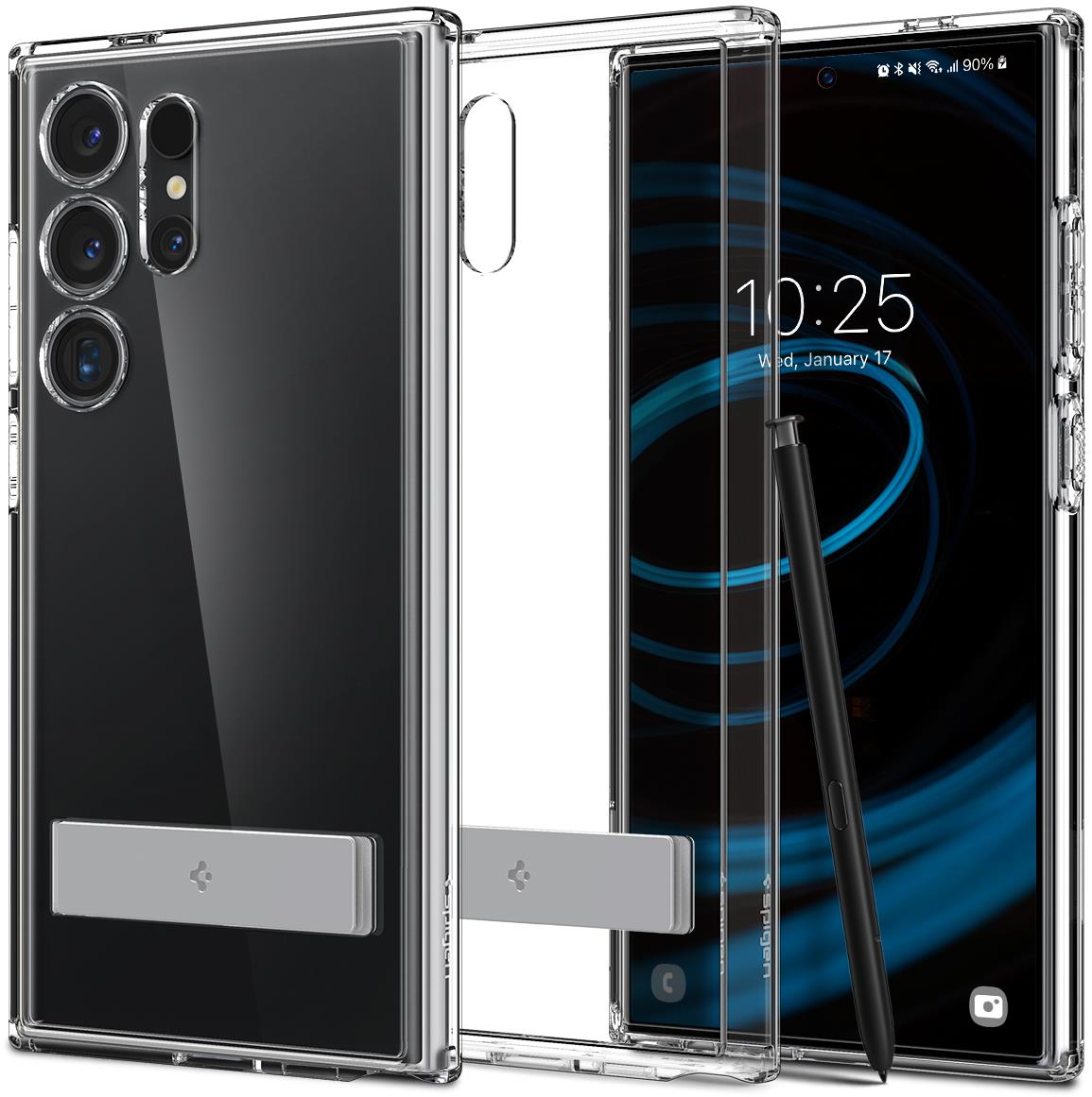 Spigen Ultra Hybrid S Crystal Clear Samsung Galaxy S24 Ultra