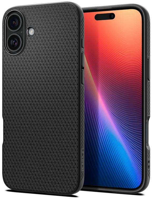 Spigen Liquid Air Matte Black iPhone 16