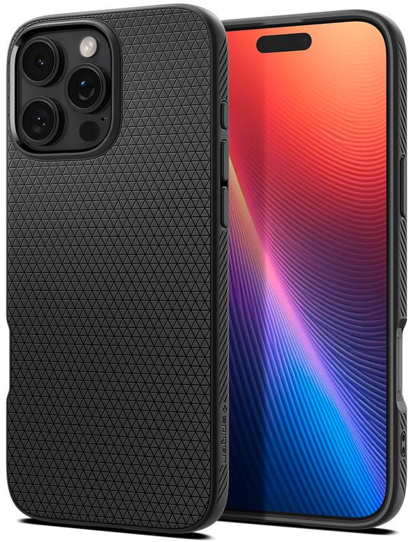 Spigen Liquid Air Matte Black iPhone 16 Pro Max