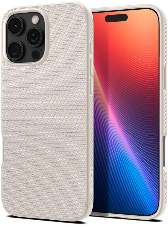 Spigen Liquid Air Natural Titanium iPhone 16 Pro