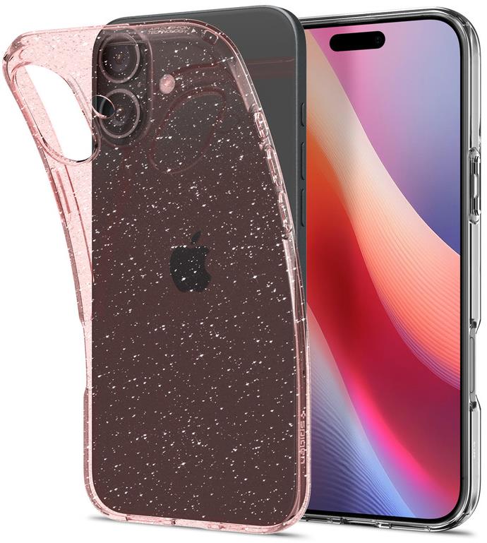 Spigen Liquid Crystal Glitter Rose Quartz iPhone 16
