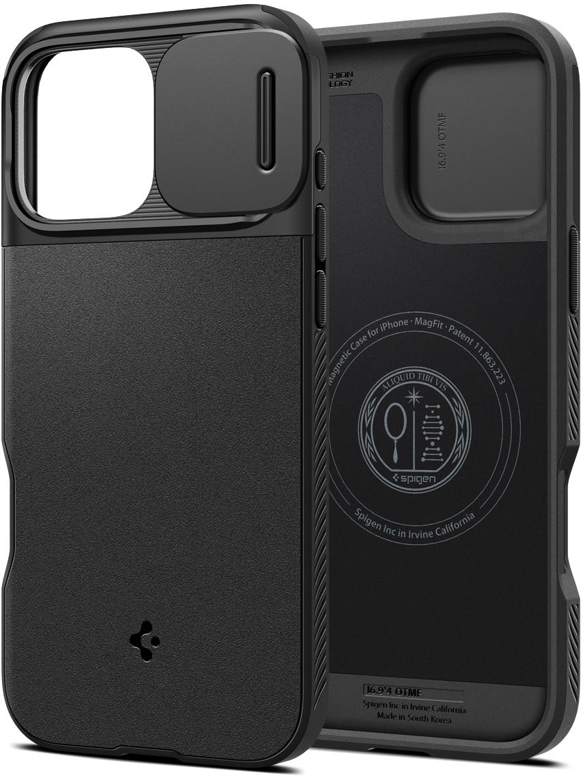 Spigen Optik Armor MagSafe Black iPhone 16 Pro Max