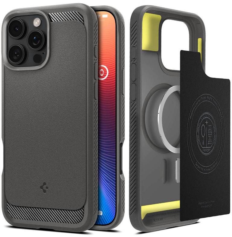 Spigen Rugged Armor MagSafe Gray iPhone 16 Pro Max