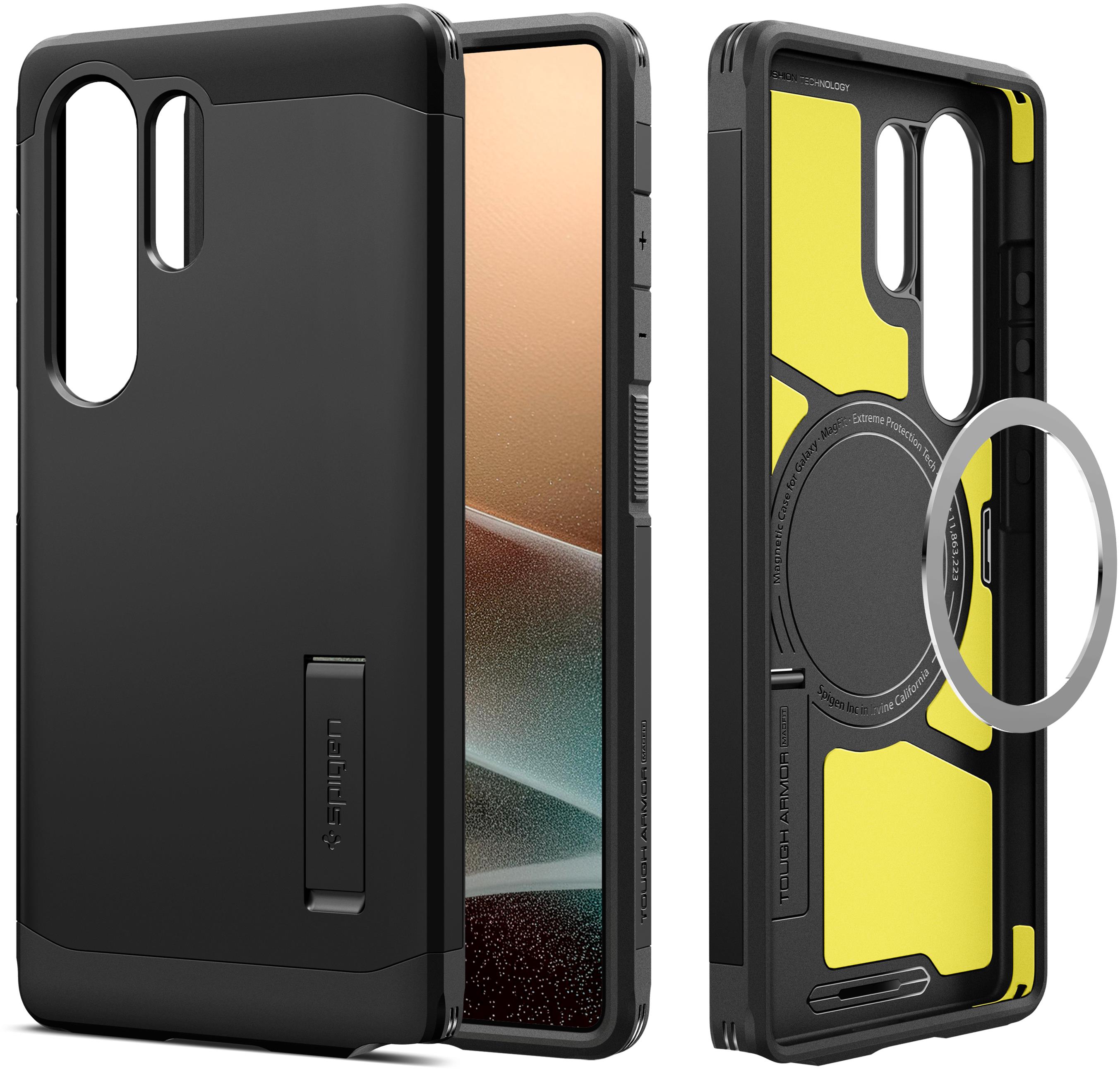 Spigen Tough Armor MagSafe Black Samsung Galaxy S 2025 Ultra