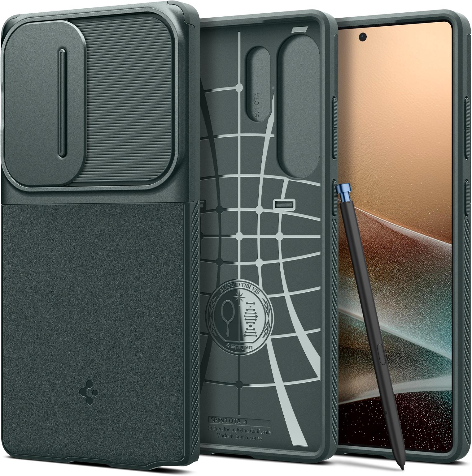 Spigen Optik Armor Abyss Green Samsung Galaxy S 2025 Ultra