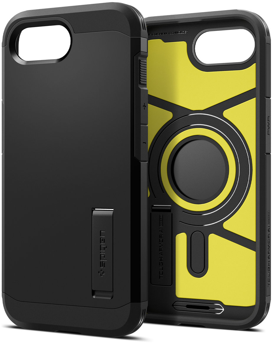 Spigen Tough Armor MagSafe Black iPhone 17e/16e