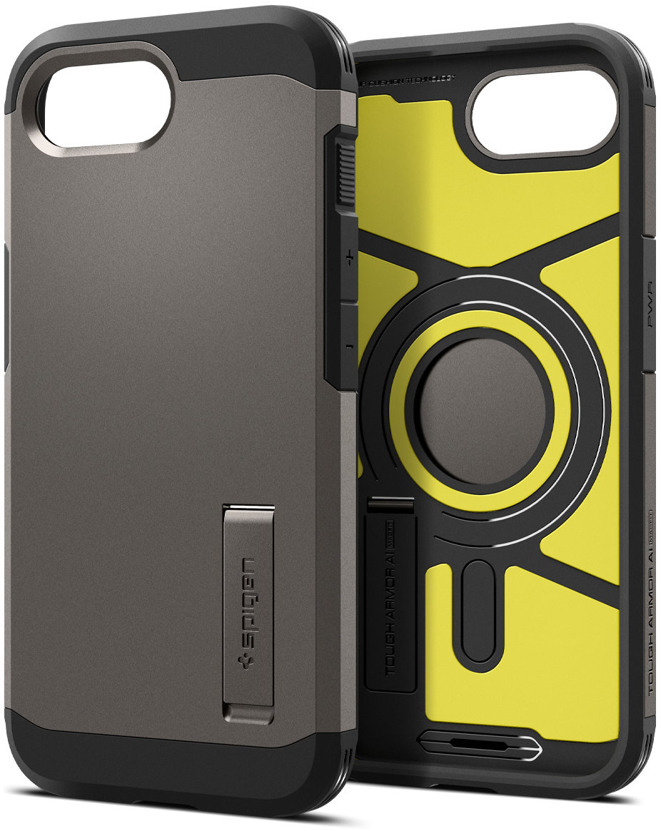 Spigen Tough Armor MagSafe Gunmetal iPhone 17e/16e