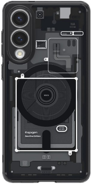 Spigen Ultra Hybrid MagSafe Zero One Black Samsung Galaxy S25 Edge