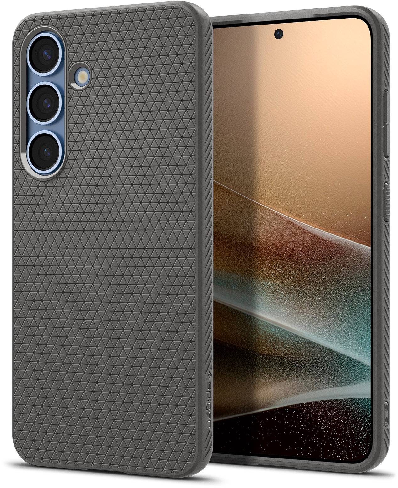Spigen Liquid Air Marble Gray Samsung Galaxy S25